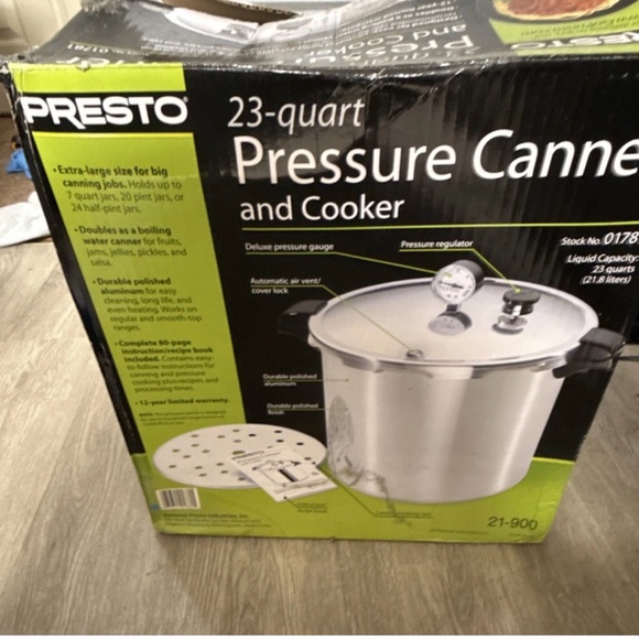 Presto 23-Quart Pressure Canner and Cooker - Silver